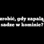 Co zrobić, gdy zapalą się sadze w kominie?