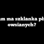 Ile gram ma szklanka płatków owsianych?