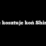 Ile kosztuje koń Shire?