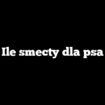 Ile smecty dla psa