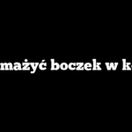 Jak smażyć boczek w kostce