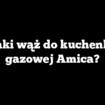 Jaki wąż do kuchenki gazowej Amica?