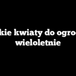 Jakie kwiaty do ogrodu wieloletnie