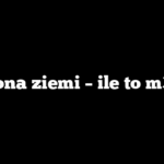 Tona ziemi – ile to m3?